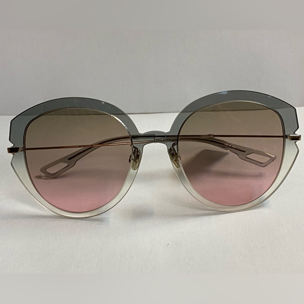 NWT CHRISTIAN DIOR Attitude 3 Sunglasses 55mm Pink with Brown Gradient Lens - Picture 8 of 9